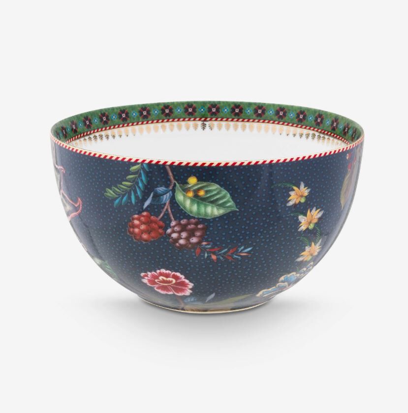 Mavi Porselen Kase 18 Cm Berry Blues Collection by Pip Studio