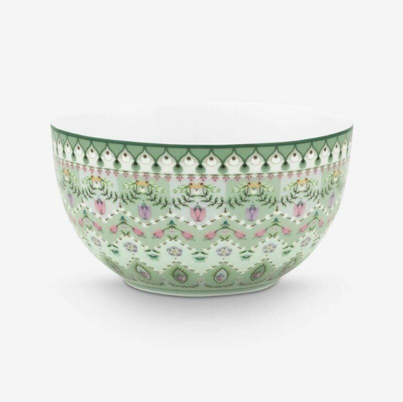 Yeşil Porselen Kase 12 Cm Lily & Lotus Collection by Pip Studio