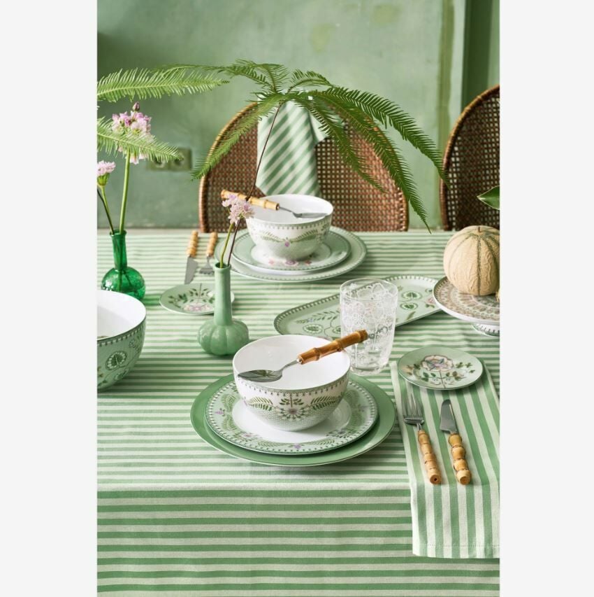 Yeşil Porselen Kase 12 Cm Lily & Lotus Collection by Pip Studio