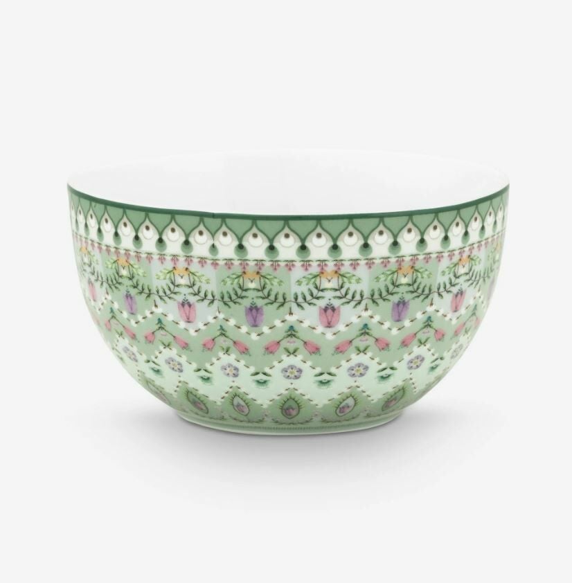 Yeşil Porselen Kase 12 Cm Lily & Lotus Collection by Pip Studio