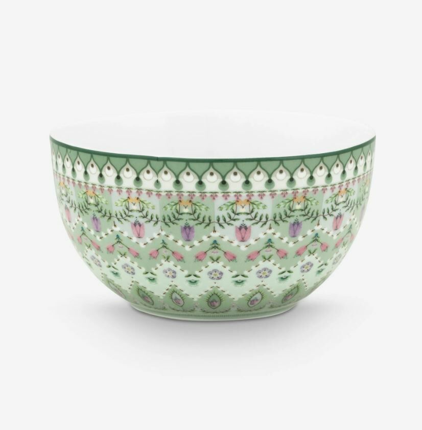 Yeşil Porselen Kase 12 Cm Lily & Lotus Collection by Pip Studio