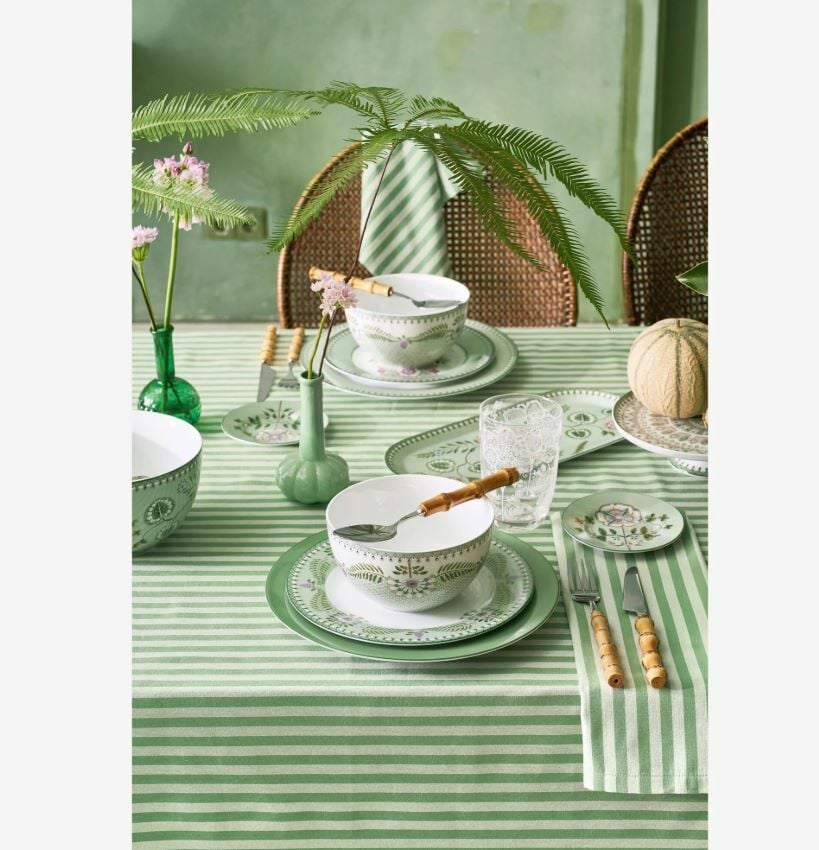 Yeşil Porselen Kase 15 Cm Lily & Lotus Collection by Pip Studio