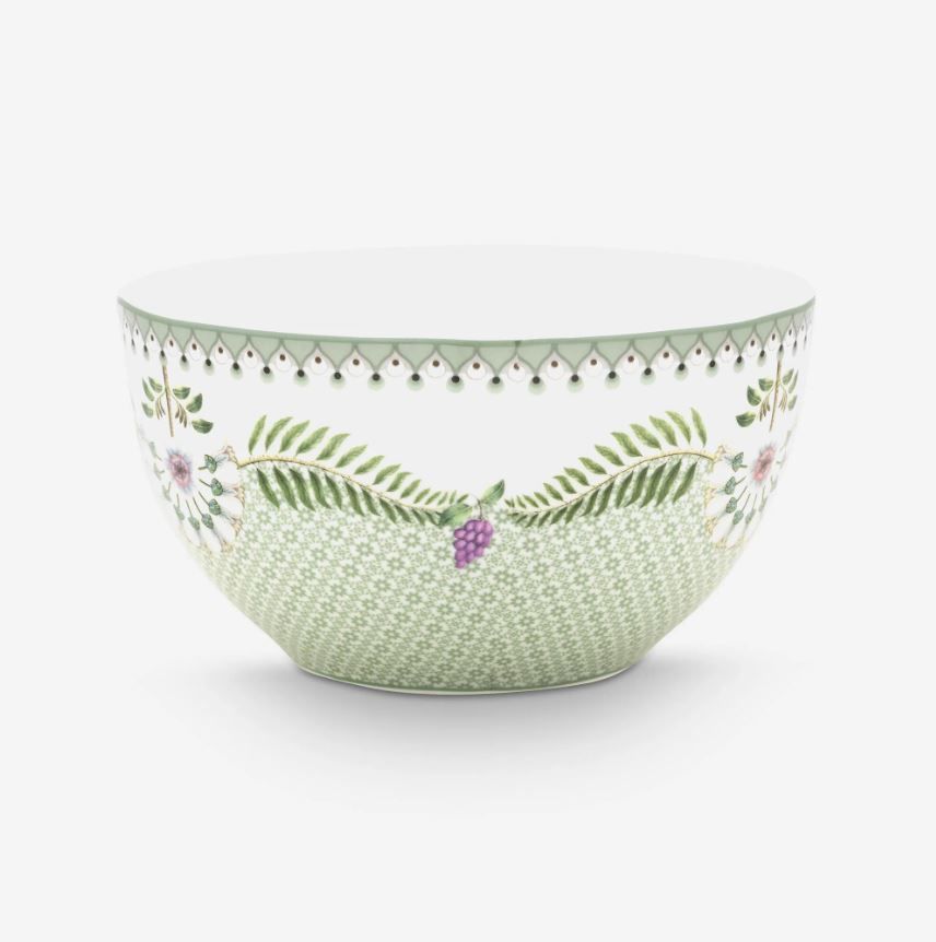 Yeşil Porselen Kase 15 Cm Lily & Lotus Collection by Pip Studio