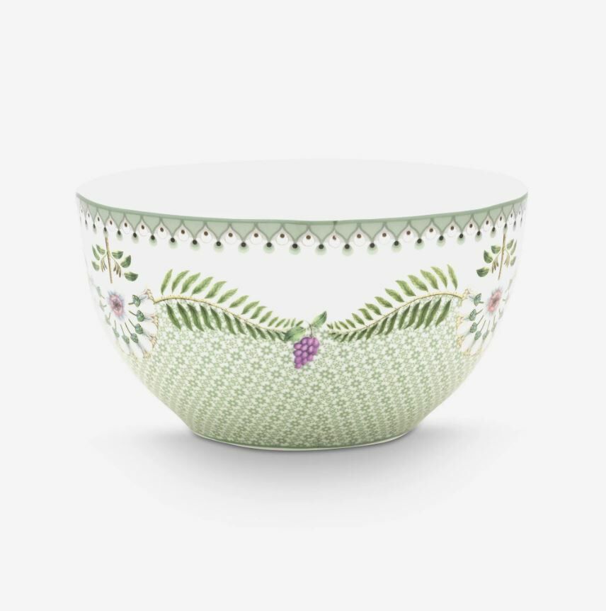 Yeşil Porselen Kase 15 Cm Lily & Lotus Collection by Pip Studio