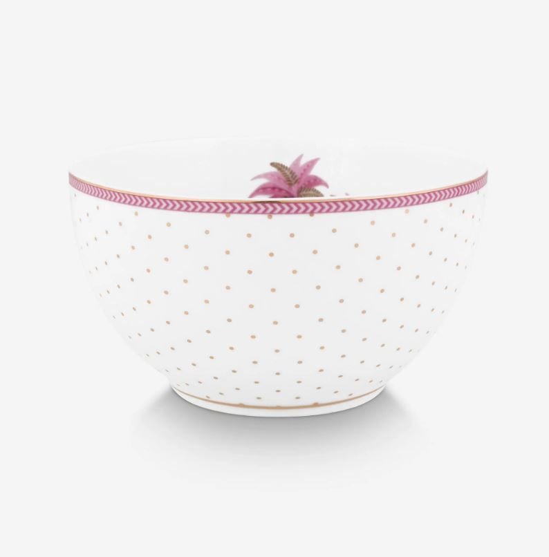Beyaz Porselen Kase 15 Cm Jolie Collection by Pip Studio