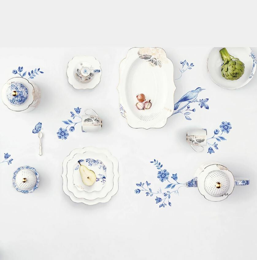 Mavi Beyaz Porselen Kahve Fincanı 125 Ml Royal White Collection by Pip Studio