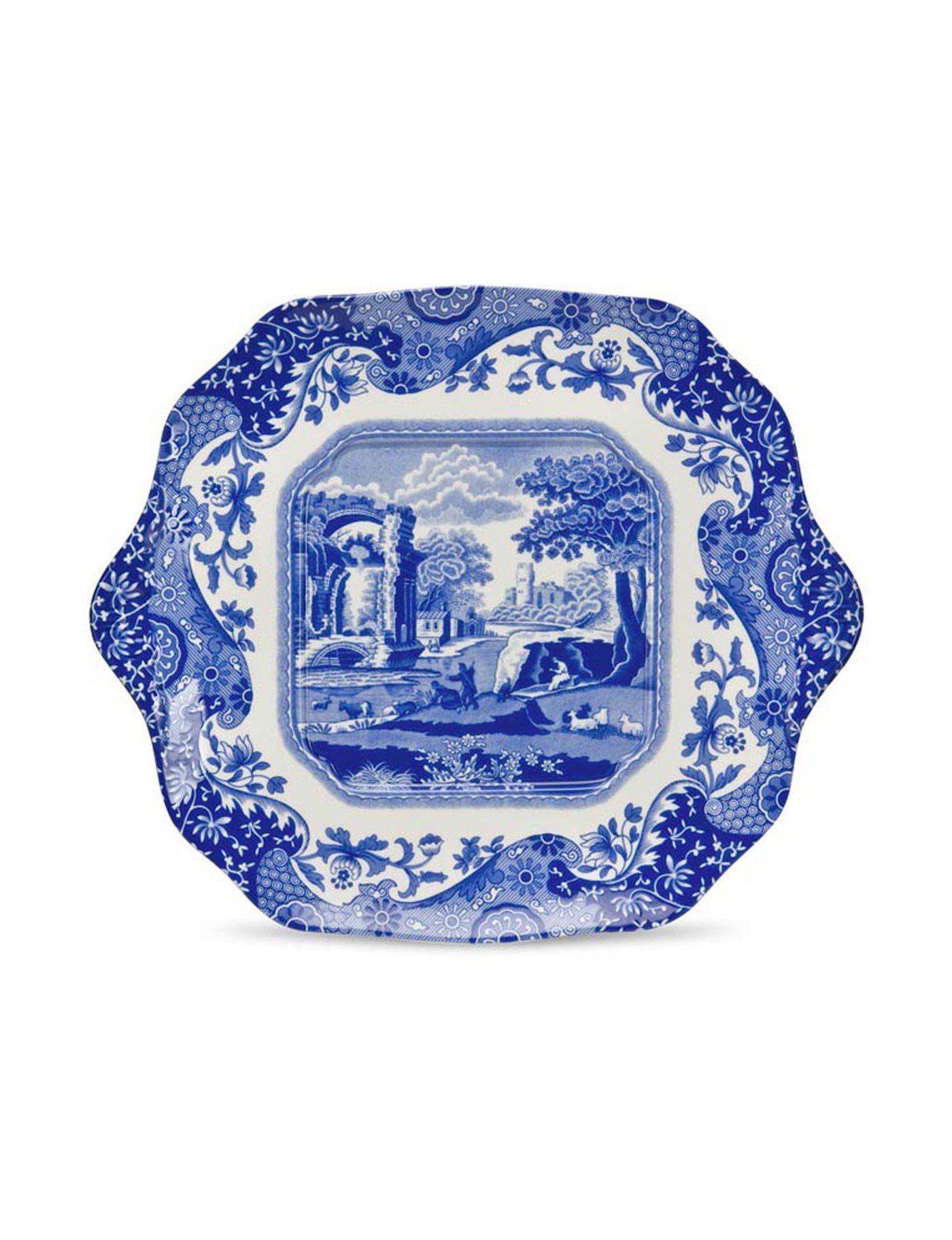 Spode Blue Italian Kulplu Ekmek Tabağı 29 cm