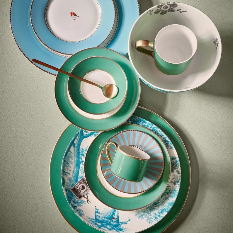 Yeşil Porselen Kahve Fincanı 120 Ml Chique Collection by Pip Studio