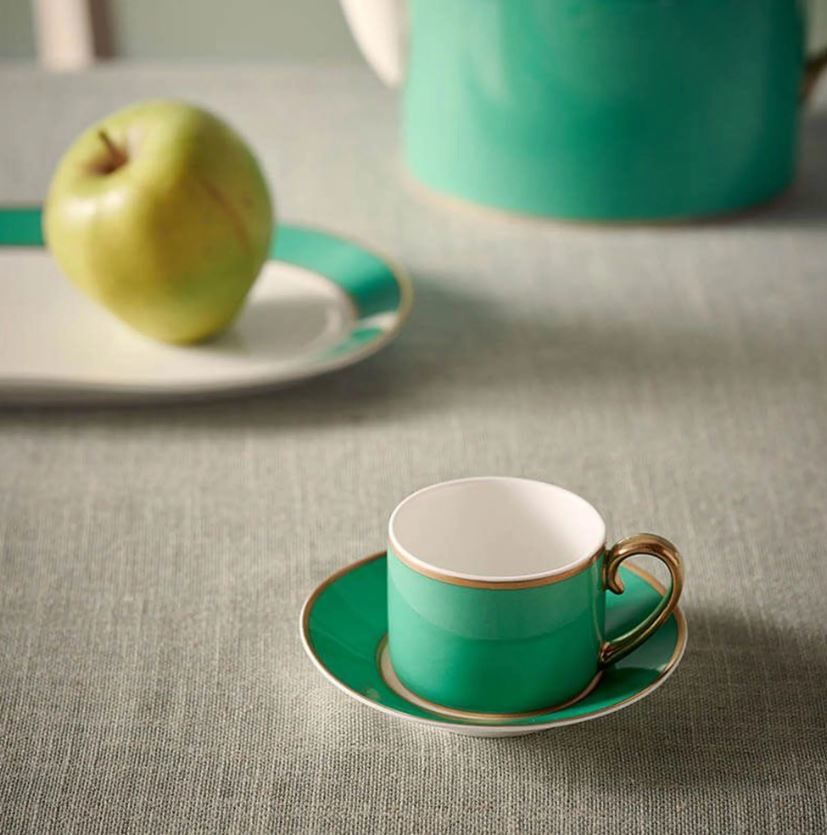 Yeşil Porselen Kahve Fincanı 120 Ml Chique Collection by Pip Studio