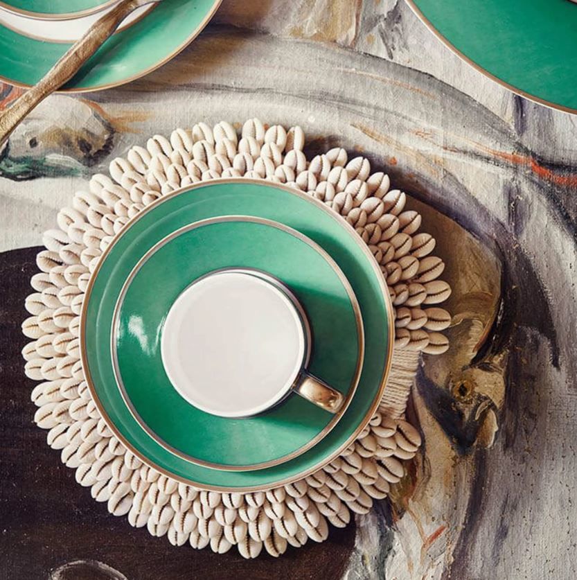 Yeşil Porselen Kahve Fincanı 120 Ml Chique Collection by Pip Studio