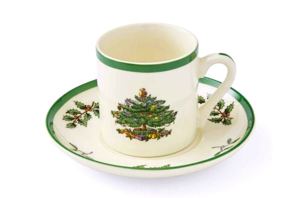 CHRİSTMAS TREE ESPRESSO FİNCAN+TABAĞI