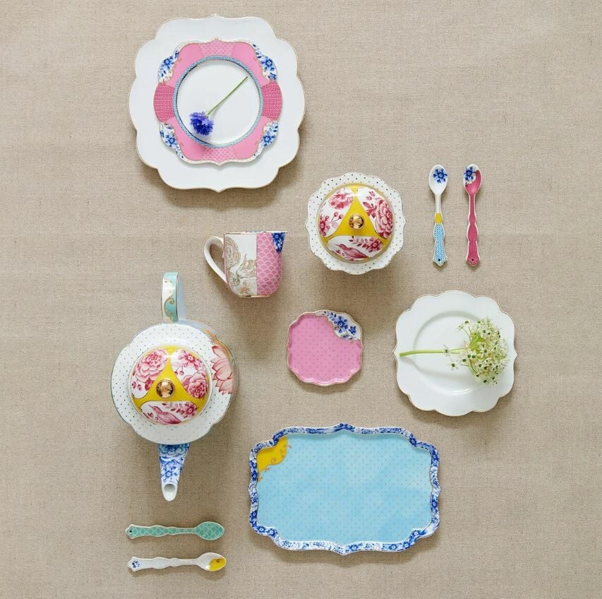 Sarı Pembe Porselen Demlik 950 Ml Royal Collection by Pip Studio