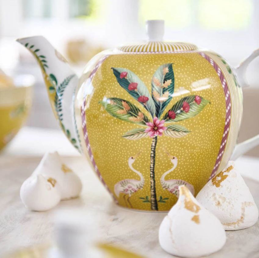 Sarı Porselen Demlik 1600 Ml La Majorelle Collection by Pip Studio