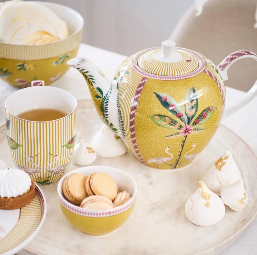 Sarı Porselen Demlik 1600 Ml La Majorelle Collection by Pip Studio