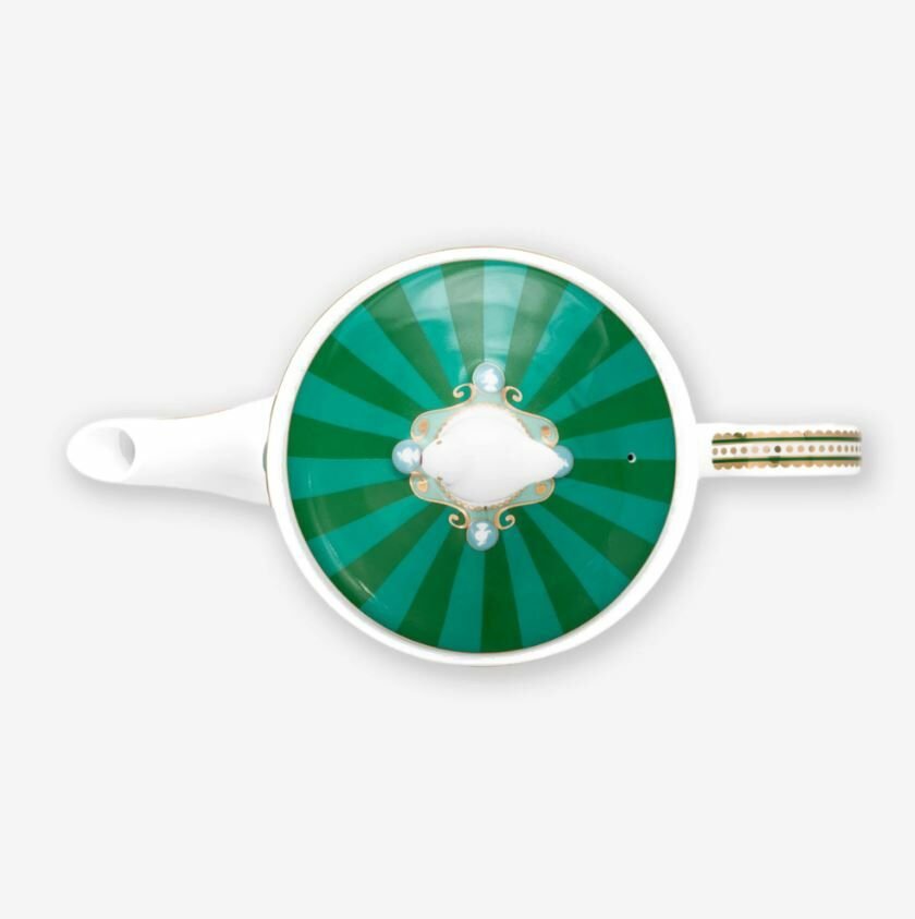 Yeşil Porselen Demlik 1300 Ml Love Birds Collection by Pip Studio