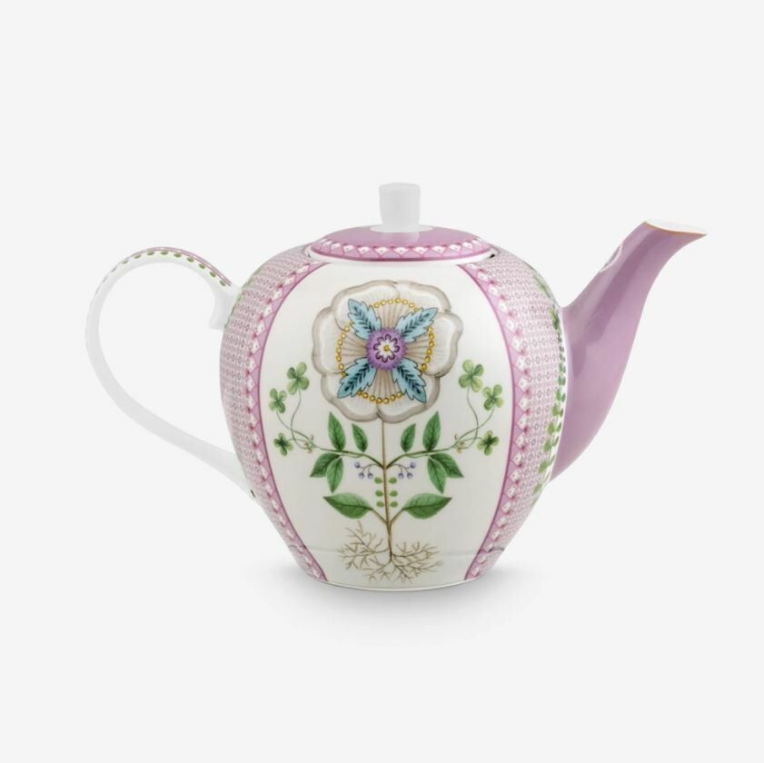 Mor Porselen Demlik 1600 Ml Lily & Lotus Collection by Pip Studio