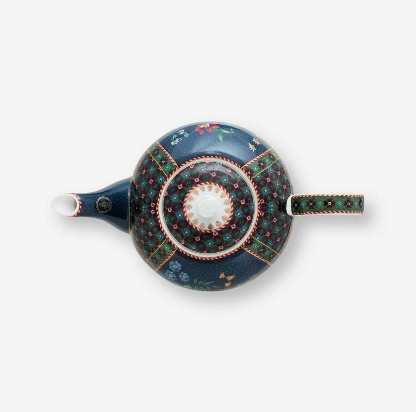 Mavi Porselen Demlik 1600 Ml Berry Blues Collection by Pip Studio