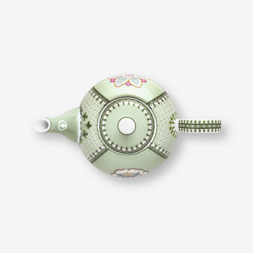 Yeşil Porselen Demlik 1600 Ml Lily & Lotus Collection by Pip Studio