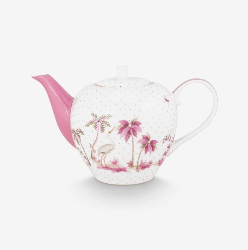 Beyaz Porselen Demlik 1600 Ml Jolie Collection by Pip Studio