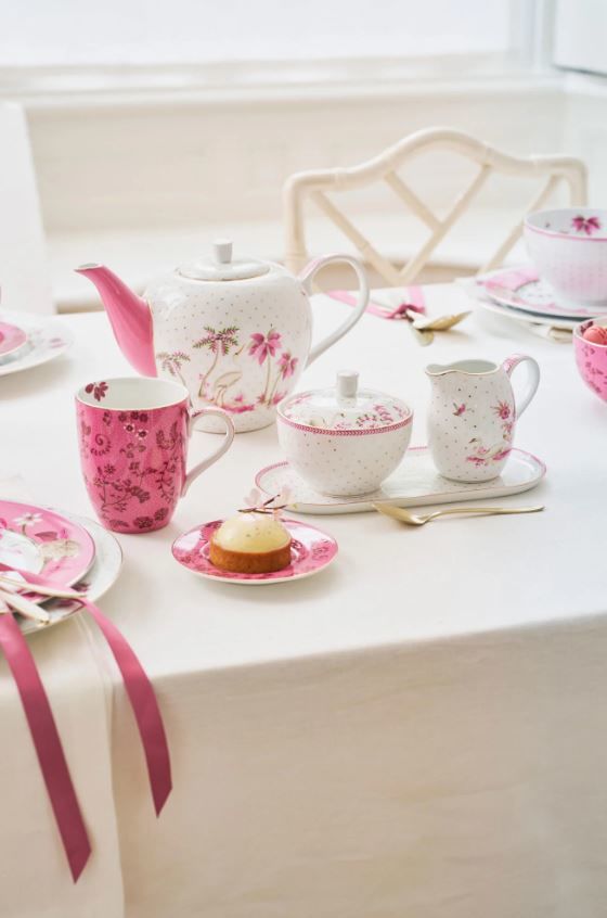 Beyaz Porselen Demlik 1600 Ml Jolie Collection by Pip Studio