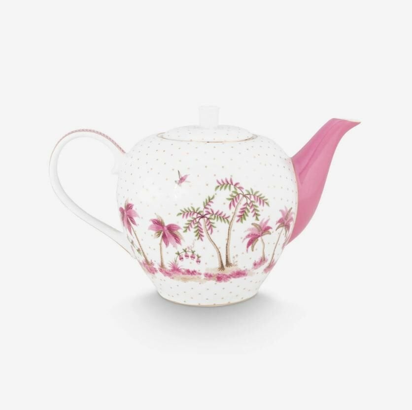 Beyaz Porselen Demlik 1600 Ml Jolie Collection by Pip Studio
