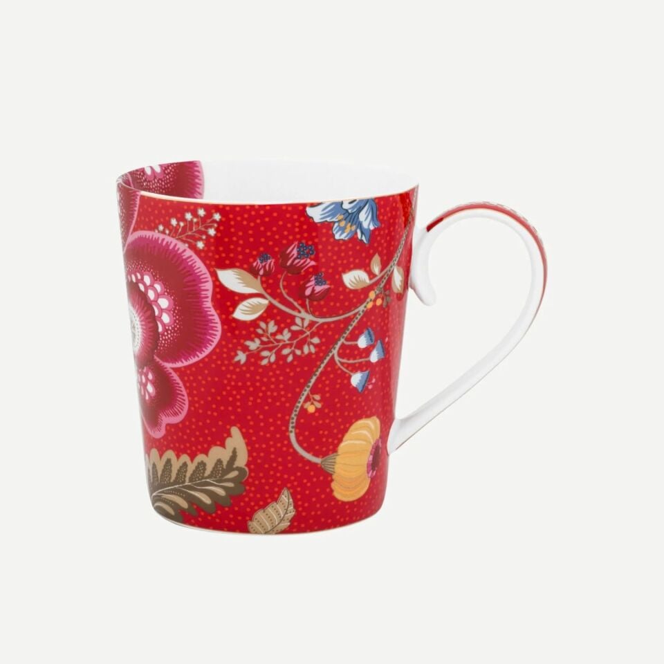 Pip Studio Harfli Mug Kırmızı O 350 ml