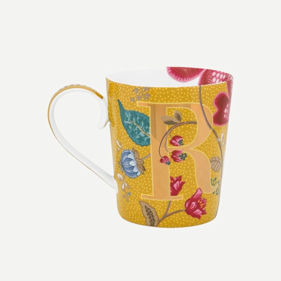 Pip Studio Harfli Mug Sarı R 350 ml