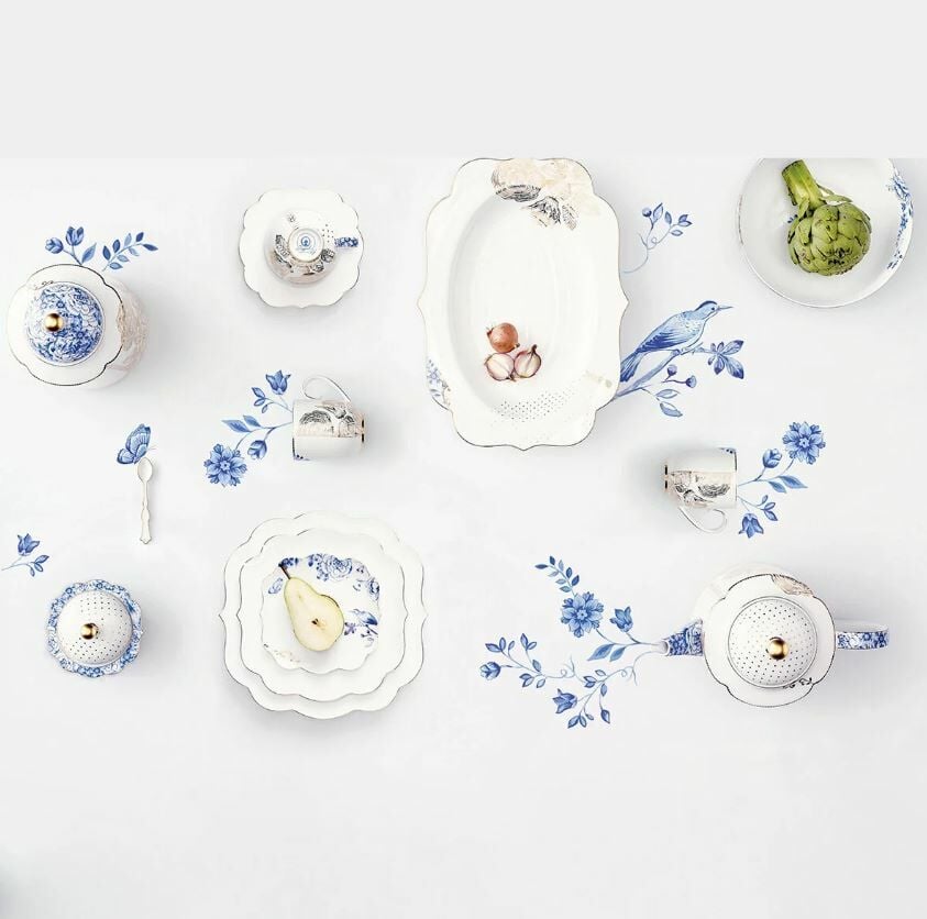 Mavi Beyaz Porselen Sütlük 260 Ml Royal White Collection by Pip Studio