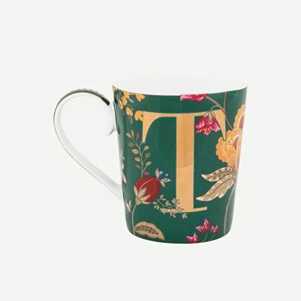Pip Studio Harfli Mug Yeşil T 350 ml