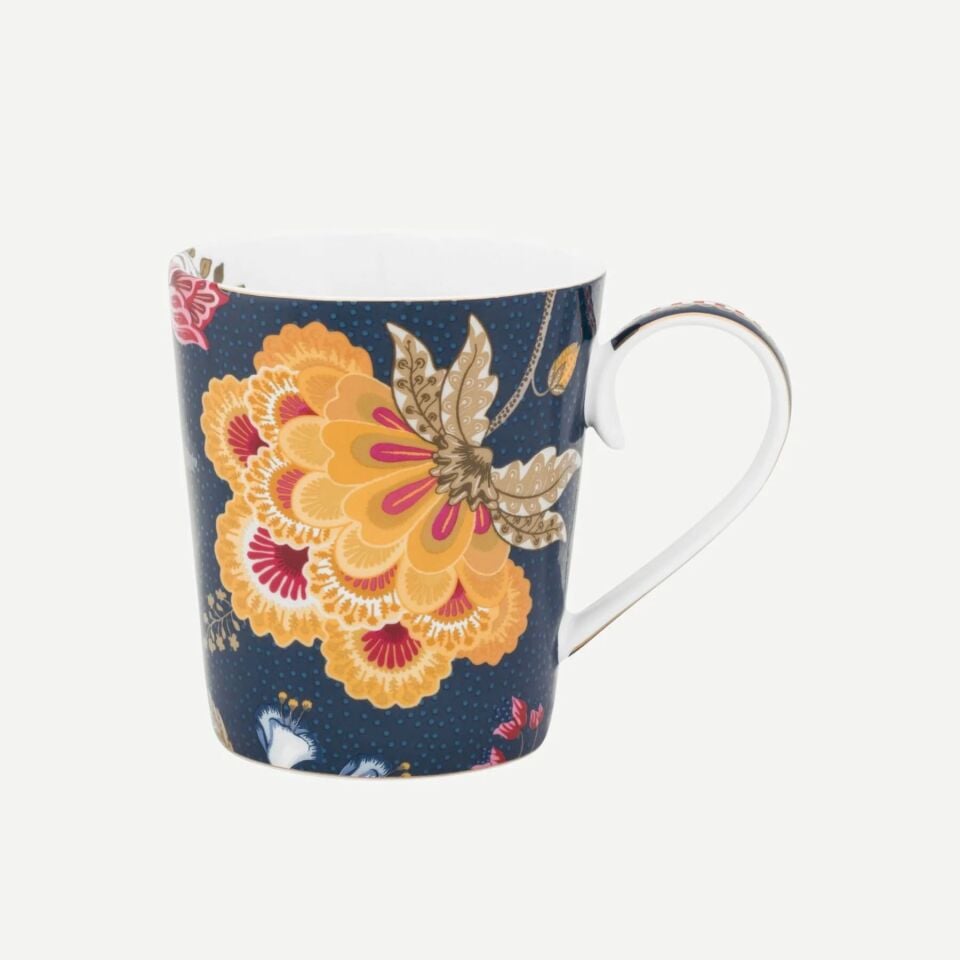 Pip Studio Harfli Mug Mavi V 350 ml