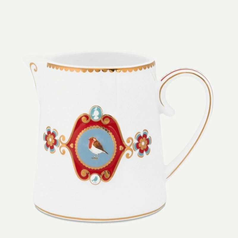 Beyaz Porselen Sütlük 270 Ml Love Birds Collection by Pip Studio