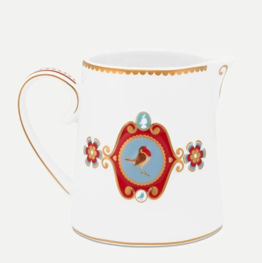 Beyaz Porselen Sütlük 270 Ml Love Birds Collection by Pip Studio