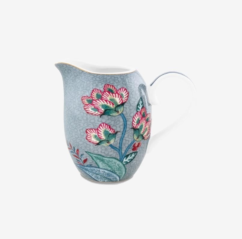 Mavi Porselen Sütlük 250 Ml Flower Festival Collection by Pip Studio