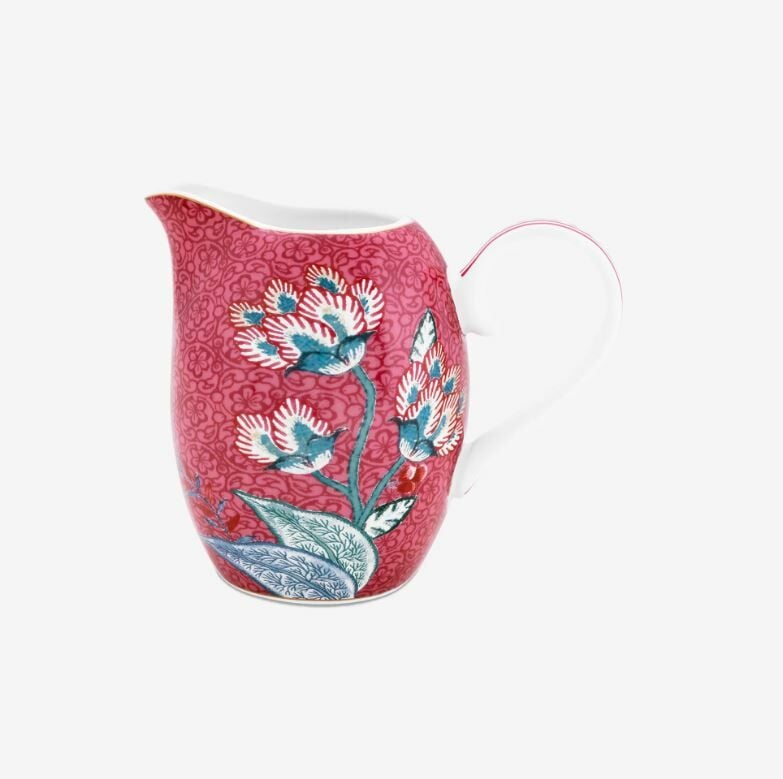 Kırmızı Porselen Sütlük 250 Ml Flower Festival Collection by Pip Studio