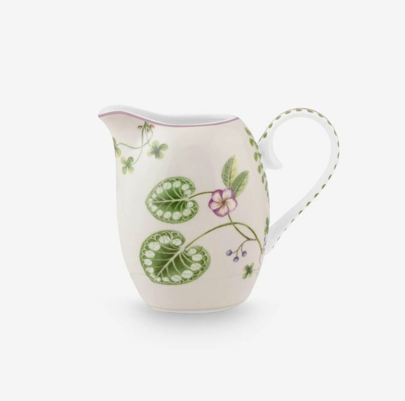 Beyaz Porselen Sütlük 250 Ml Lily & Lotus Collection by Pip Studio