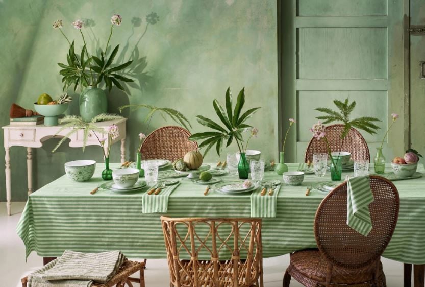 Yeşil Porselen Sütlük Lily & Lotus Collection by Pip Studio