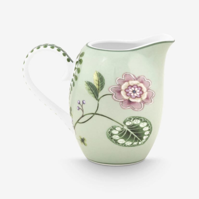 Yeşil Porselen Sütlük Lily & Lotus Collection by Pip Studio