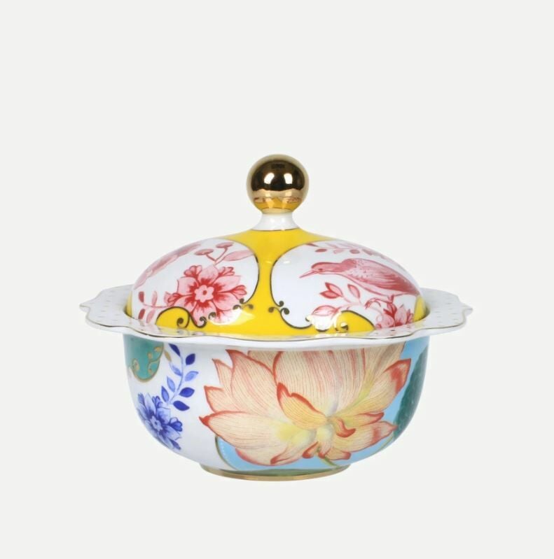 Sarı Pembe Porselen Şekerlik 235 Ml Royal Collection by Pip Studio