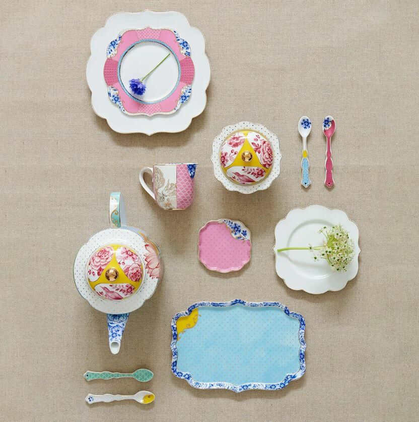 Sarı Pembe Porselen Şekerlik 235 Ml Royal Collection by Pip Studio