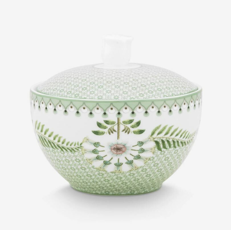 Yeşil Porselen Şekerlik Lily & Lotus Collection by Pip Studio