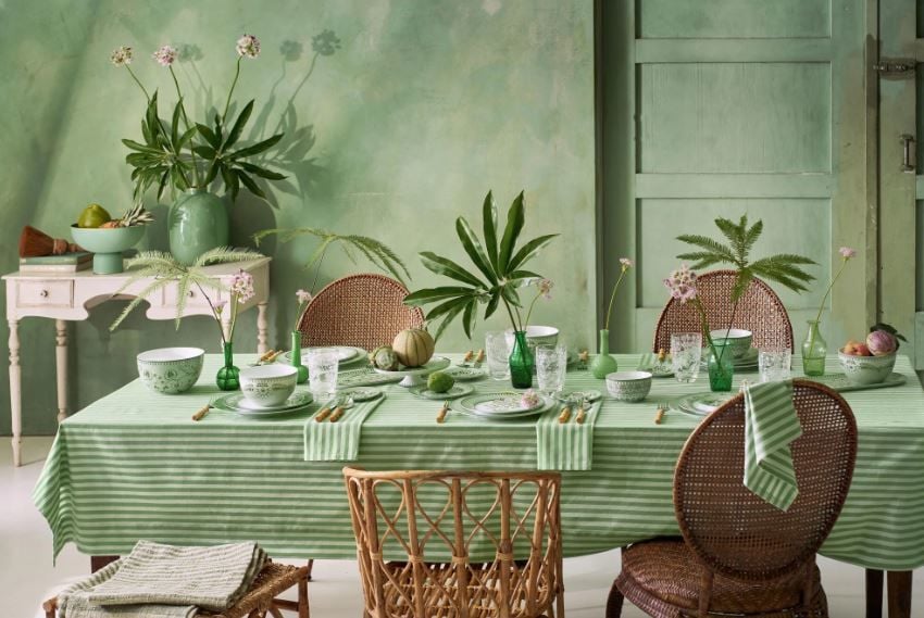 Yeşil Porselen Şekerlik Lily & Lotus Collection by Pip Studio