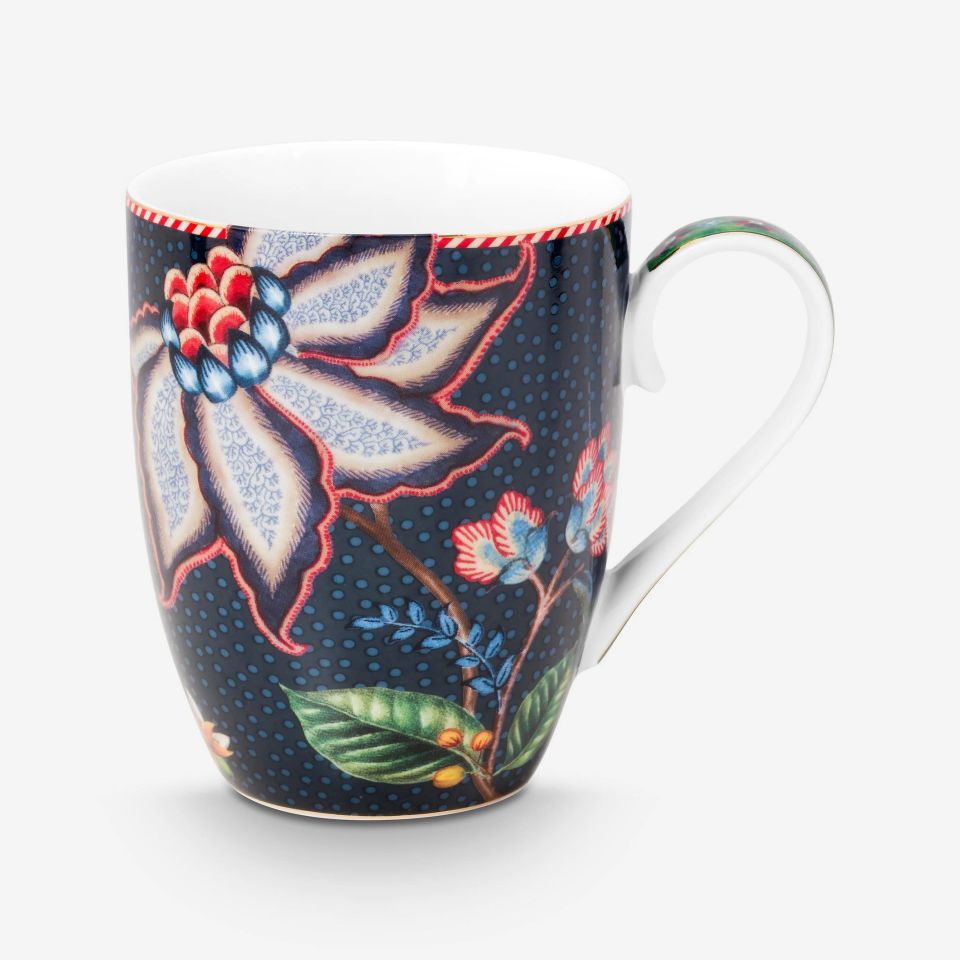 Mavi Porselen Kupa Seti 350 Ml Berry Blues Collection by Pip Studio