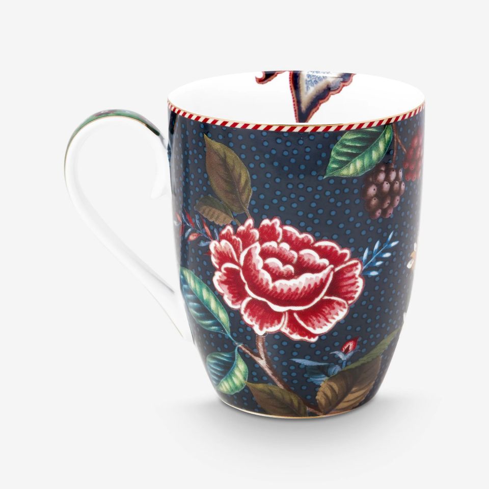 Mavi Porselen Kupa Seti 350 Ml Berry Blues Collection by Pip Studio