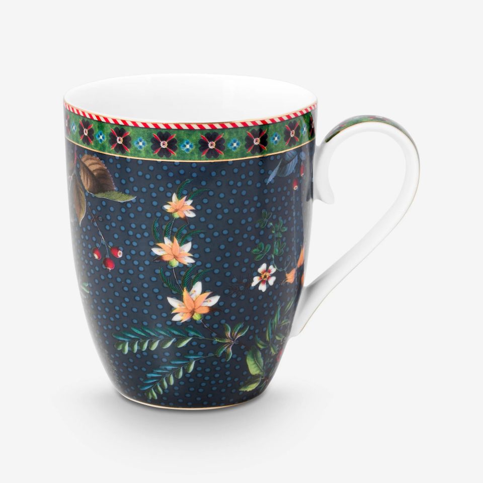Mavi Porselen Kupa Seti 350 Ml Berry Blues Collection by Pip Studio