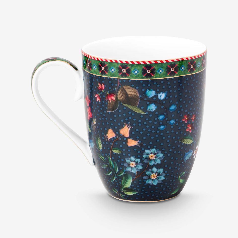 Mavi Porselen Kupa Seti 350 Ml Berry Blues Collection by Pip Studio