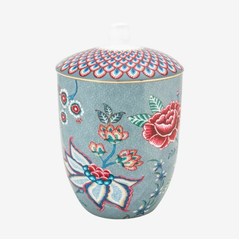 Mavi Porselen Küp 1500 Ml Flower Festival Collection by Pip Studio