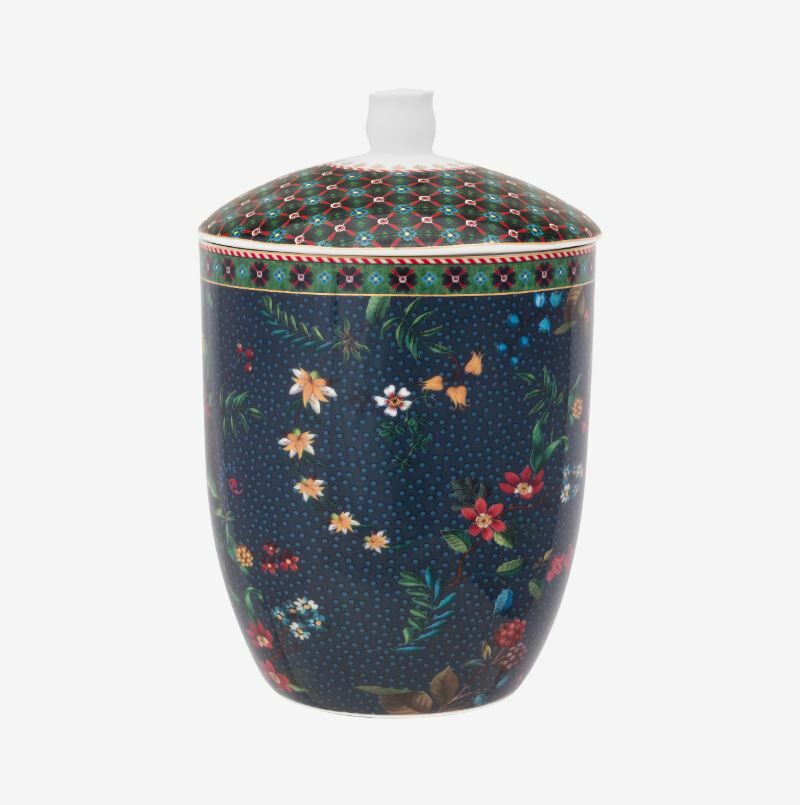 Mavi Porselen Saklama Kutusu 1500 Ml Berry Blues Collection by Pip Studio