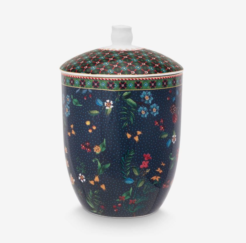 Mavi Porselen Saklama Kutusu 1500 Ml Berry Blues Collection by Pip Studio