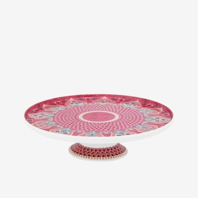 Kırmızı Porselen Kek Standı 21 Cm Flower Festival Collection by Pip Studio