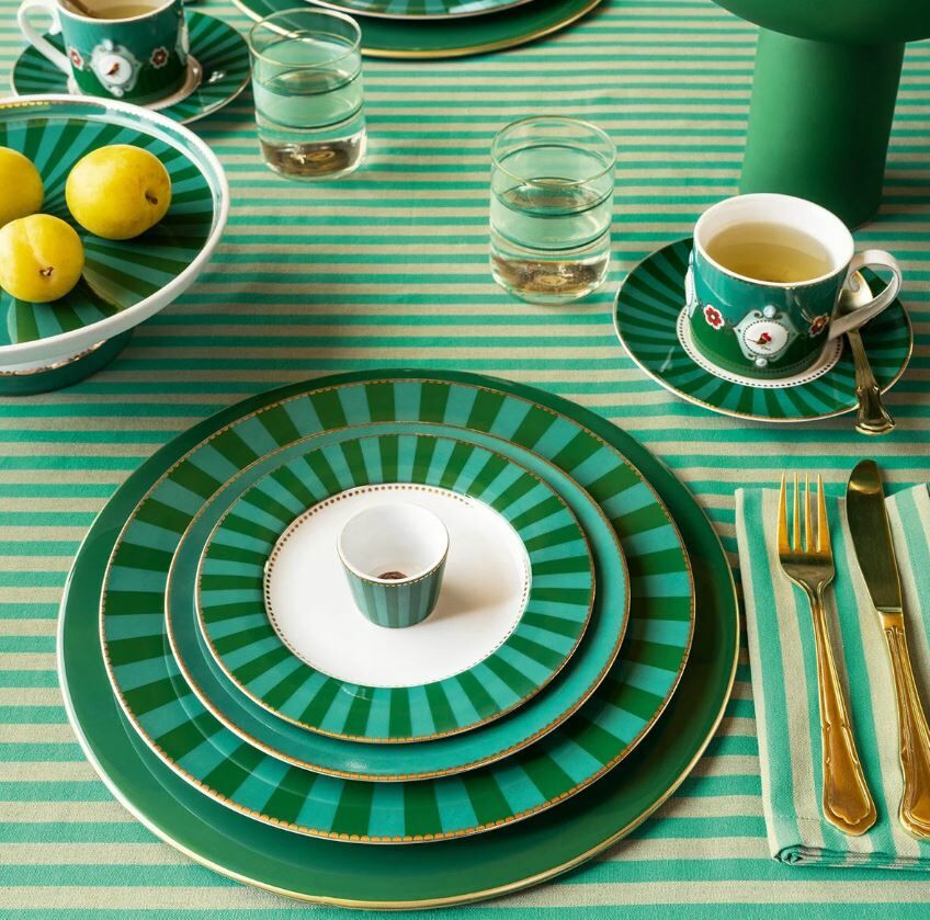 Yeşil Porselen Yumurtalık 5 Cm Love Birds Collection by Pip Studio